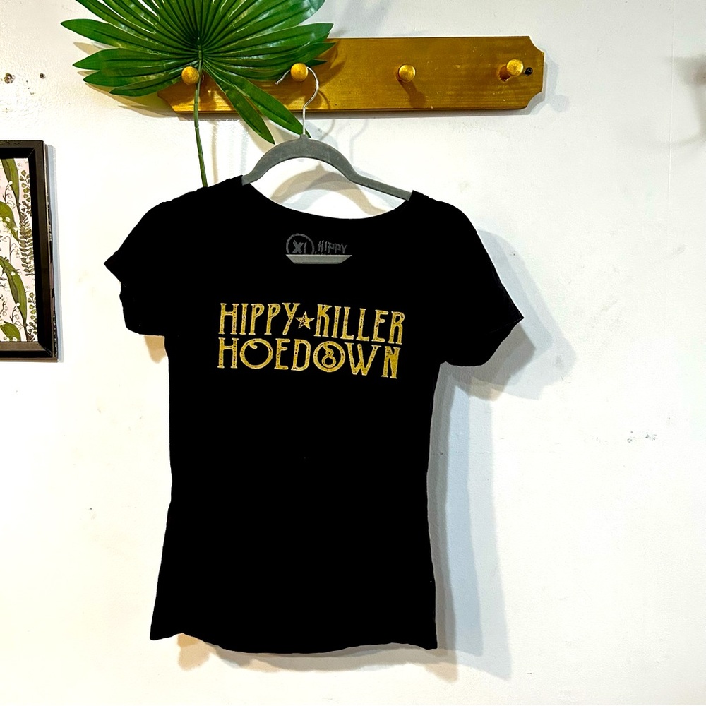 Womens Hippy Killer Hoedown TShirt size X Large (runs small and fitted.